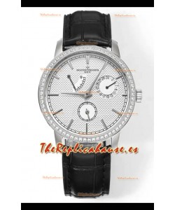  Vacheron Constantin Traditionnelle 83520Reloj superclon con diamantes y esfera blanca